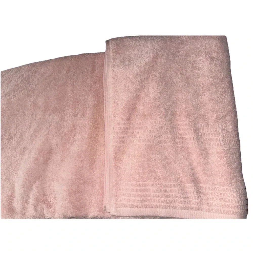 Lacoste ~ Champaign Pink Bath Towel 100% Cotton 30